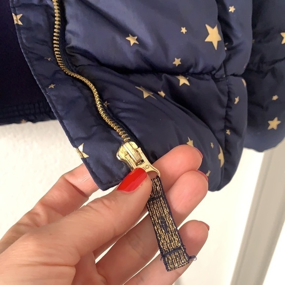 Old Navy Stars Puffer Hoodie Jacket - Picture 8 of 11